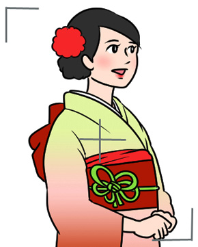 前撮りでのソロショット